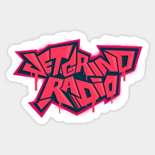 Radio Grind Jet Sticker